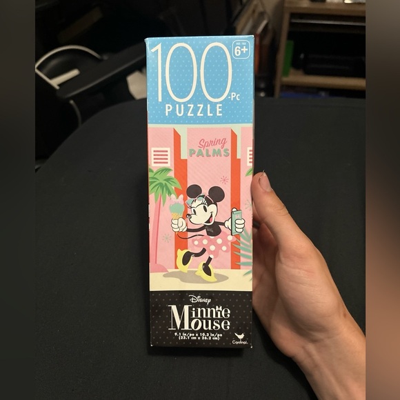 Disney Other - DISNEY MINNIE MOUSE 100 PIECE PUZZLE NEW 9.1" X 10.3" KIDS AT HOME GIRL FUN!